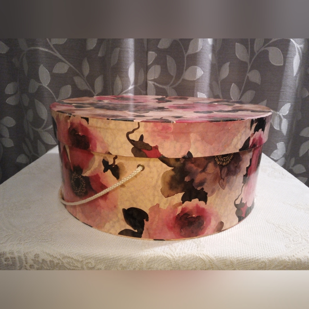 Floral Hat Box